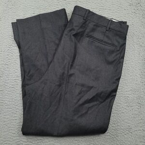 JB‎ Britches Mens 38x30 (36x29) Dress Pants Made In Italy Wool Cashmere Gray